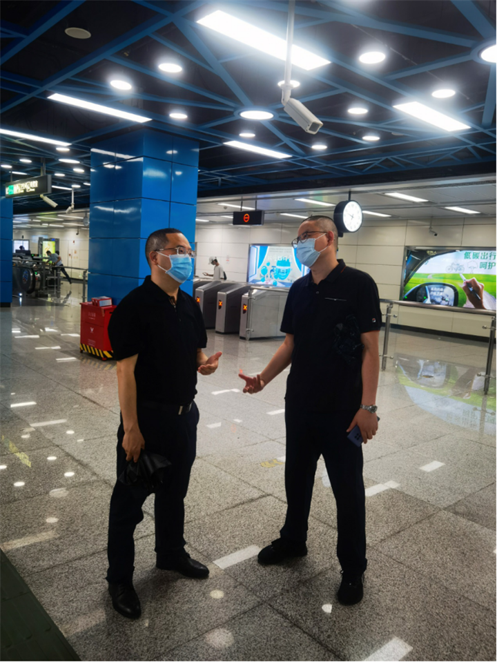 公司黨委書記、執(zhí)行董事朱軍到廣州地鐵項目開展調(diào)研